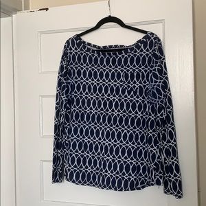 Lilly Pulitzer Boatneck Pocked Tee